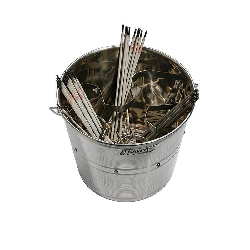 Sawyer Welding Rod Bucket, Stainless, 4.5 Gallon