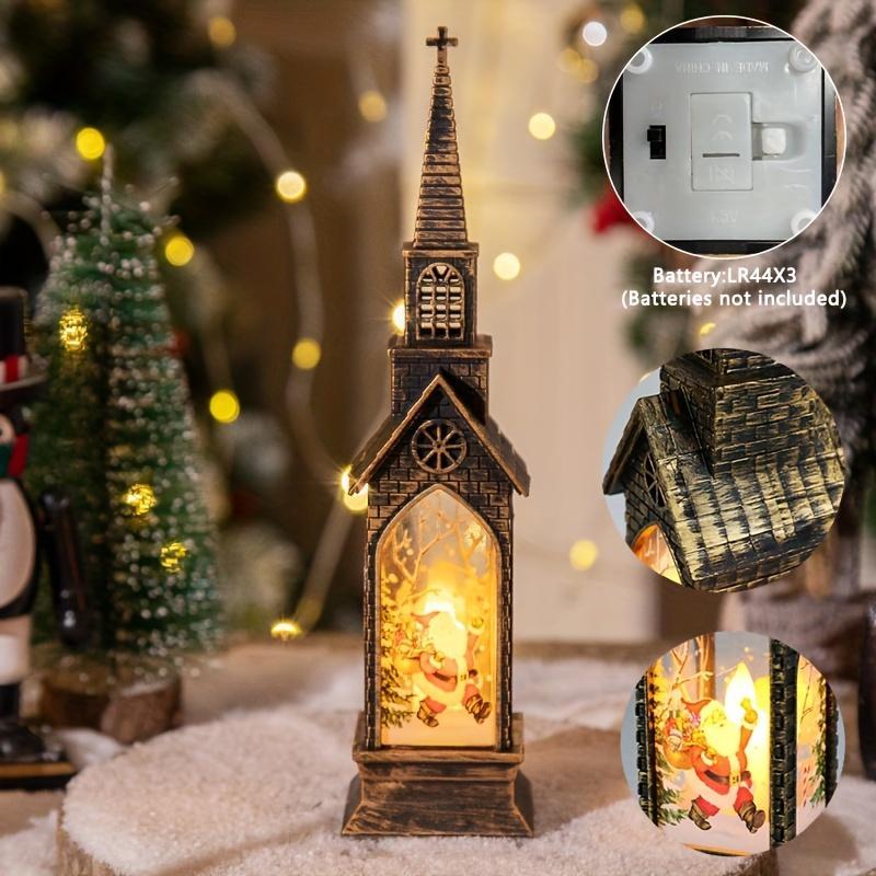 Christmas LED Candle Light Decoration, 1 Count Battery Powered Night Light, Decorative Light for Home Party Festival, Home Decor Supplies