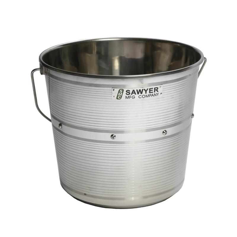 Sawyer Welding Rod Bucket, Stainless, 4.5 Gallon