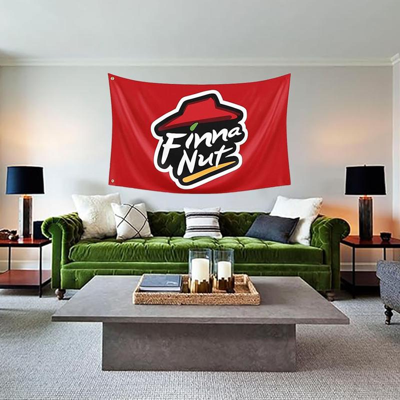 Finna Parody Flag Banner Funny Flag Cave Room Wall for College Dorm Decor 3x5ft