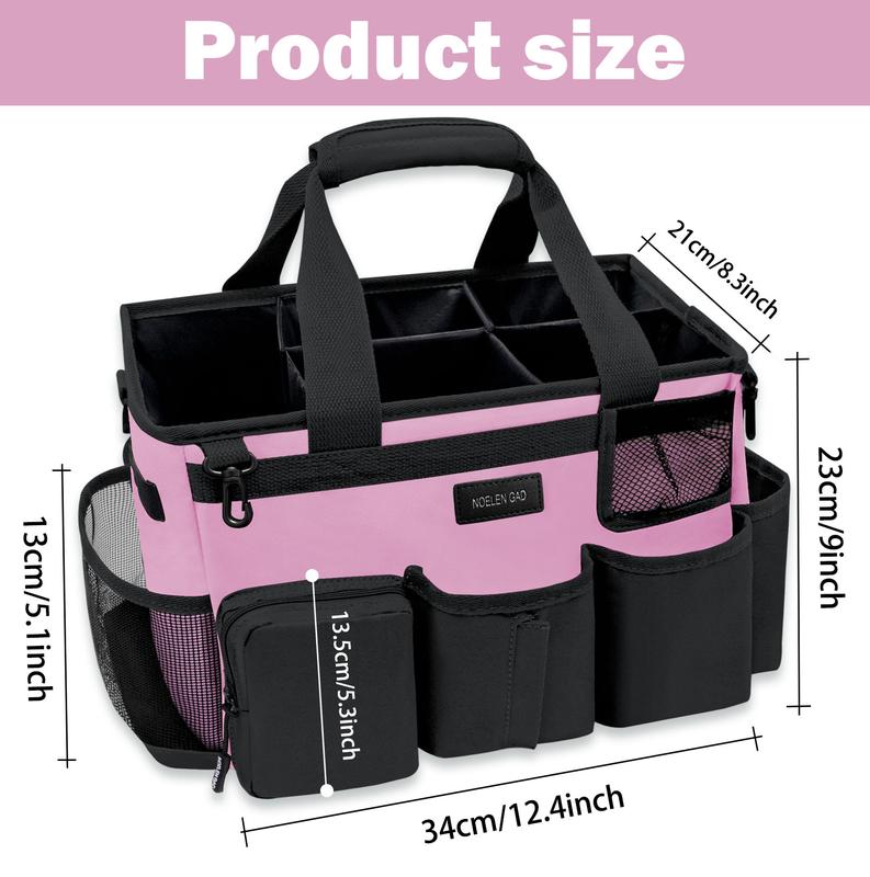 Portable large capacity wearable cleaning bag cleaning supplies handbag adjustable cleaning storage bag Organiser Aluminium