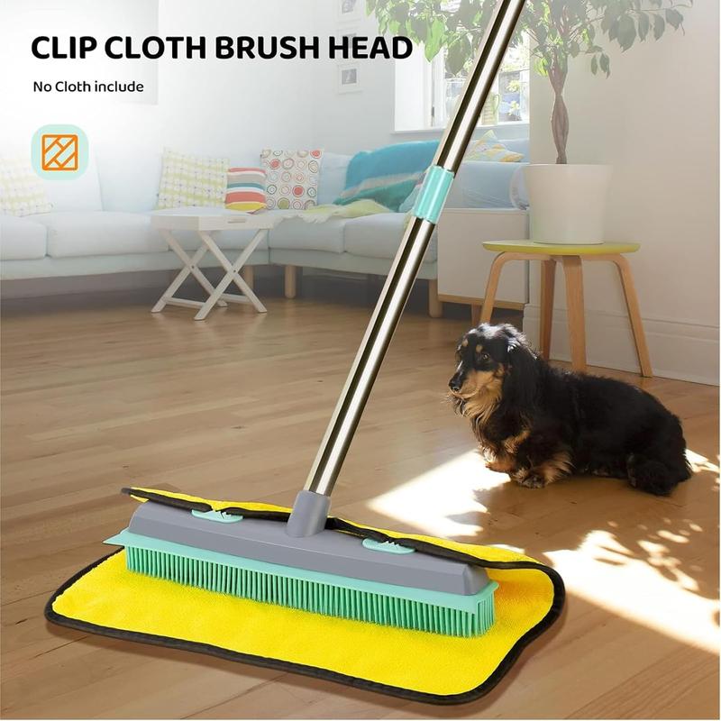 Green Rubber Broom with 27-49