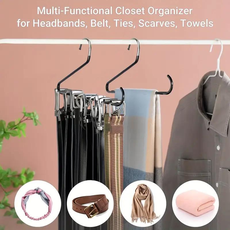 Baseball Cap Hanger, 3 Counts Space Saving Baseball Cap Hanger, Portable Hat Storage Hanger for Various Styles & Sizes Of Hats