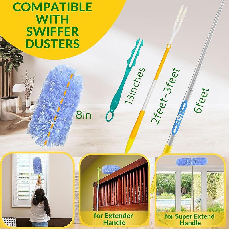 30 Count 360 Heavy Duty Duster Multi-Surface Refills for Swiffer Dusters Dust Remover for Dusting Electronics,Dusting Furniture,Blinds,Ceiling Fans