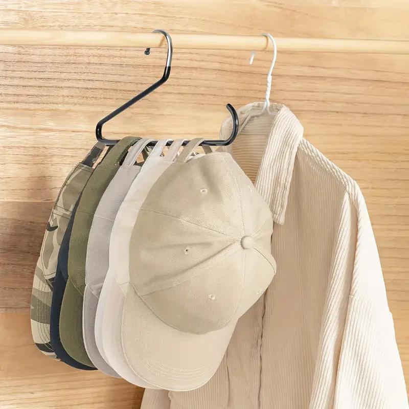 Baseball Cap Hanger, 3 Counts Space Saving Baseball Cap Hanger, Portable Hat Storage Hanger for Various Styles & Sizes Of Hats