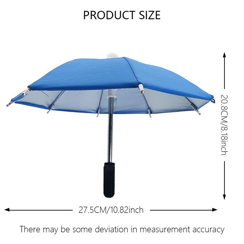 Portable Mini Phone Umbrella, Adjustable Outdoor Sunshade Phone Umbrella, Phone Accessories for Outdoor Camping Beach Travel