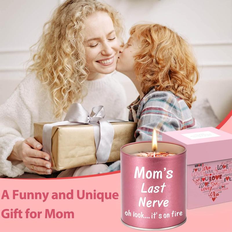 Gifts for Mom from Daughter Son Mothers Day Gifts for Mom Gifts Ideas Mom Birthday Gifts Valentines Day Christmas Presents for Mom Great Funny Mom Gifts for Mom, 9oz Scented Candles