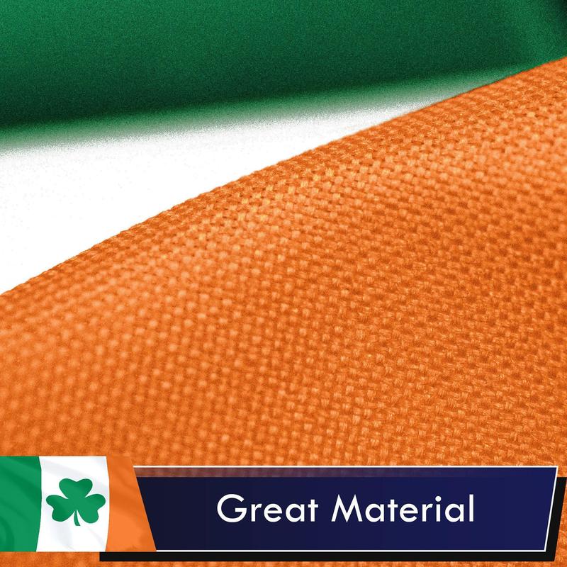 Ireland Irish Shamrock Flag 75D Printed Polyester 3x5 Ft