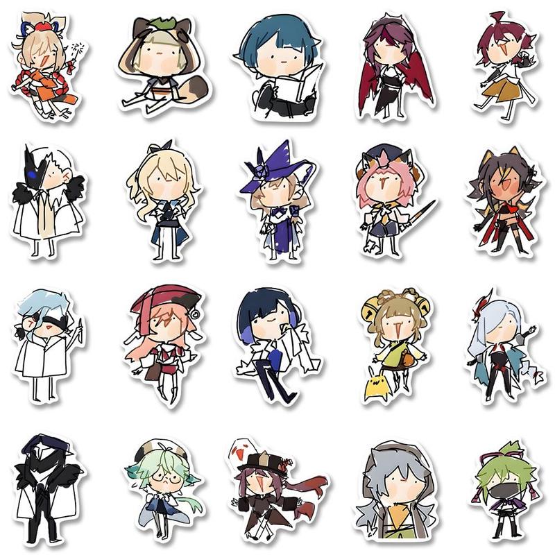 Anime Character Pattern Sticker, 84pcs set Waterproof Self Adhesive Decor Paper, Decor Sticker for Gift Greeting Card Water Bottle Laptop Phone