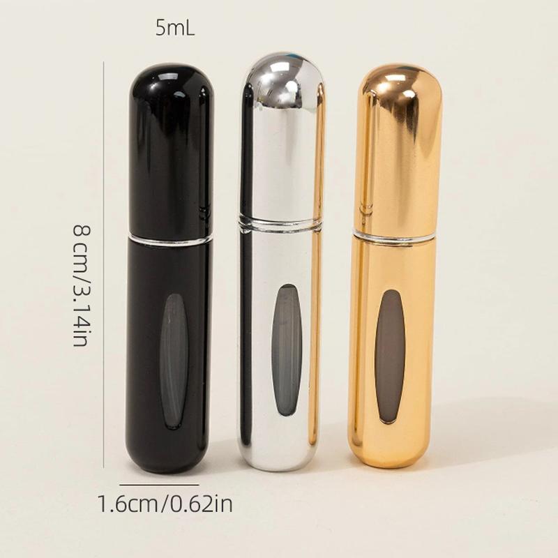 Refillable Perfume Spray Bottle (3pcs), Empty Travel Perfume Dispenser, Portable Makeup Tools for Women & Men