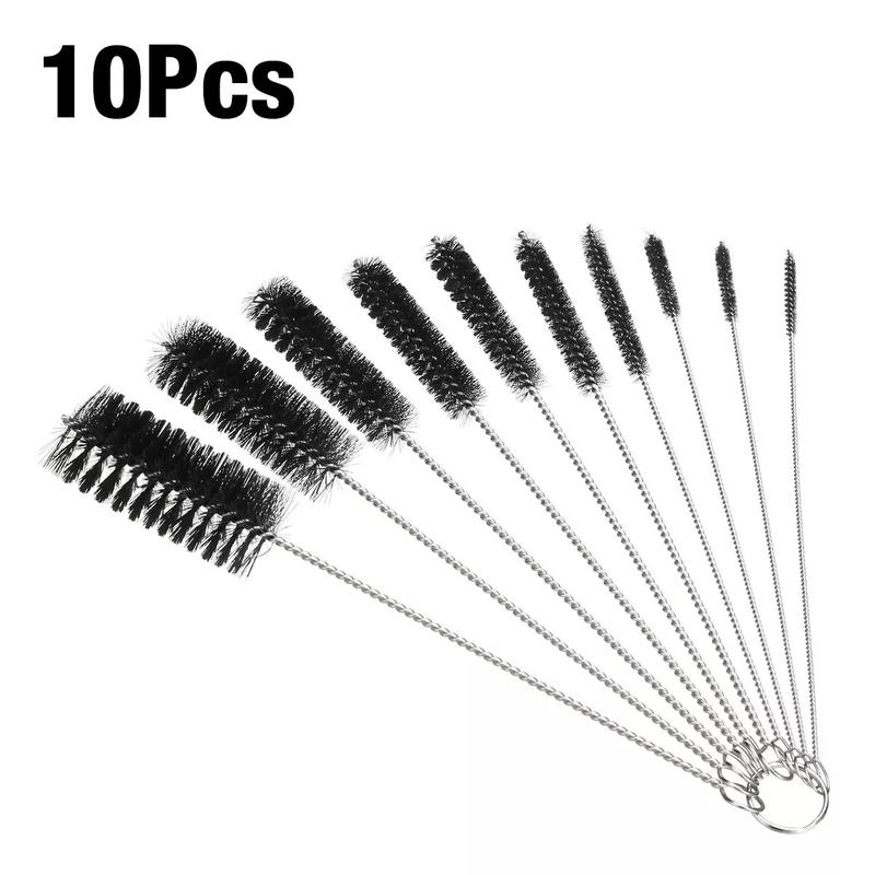 Bottle Cleaner Brushes Set Pipe Bong Cleaner Glass Tube Cleaning Brush Household Plastic Comfortable Tool Steel