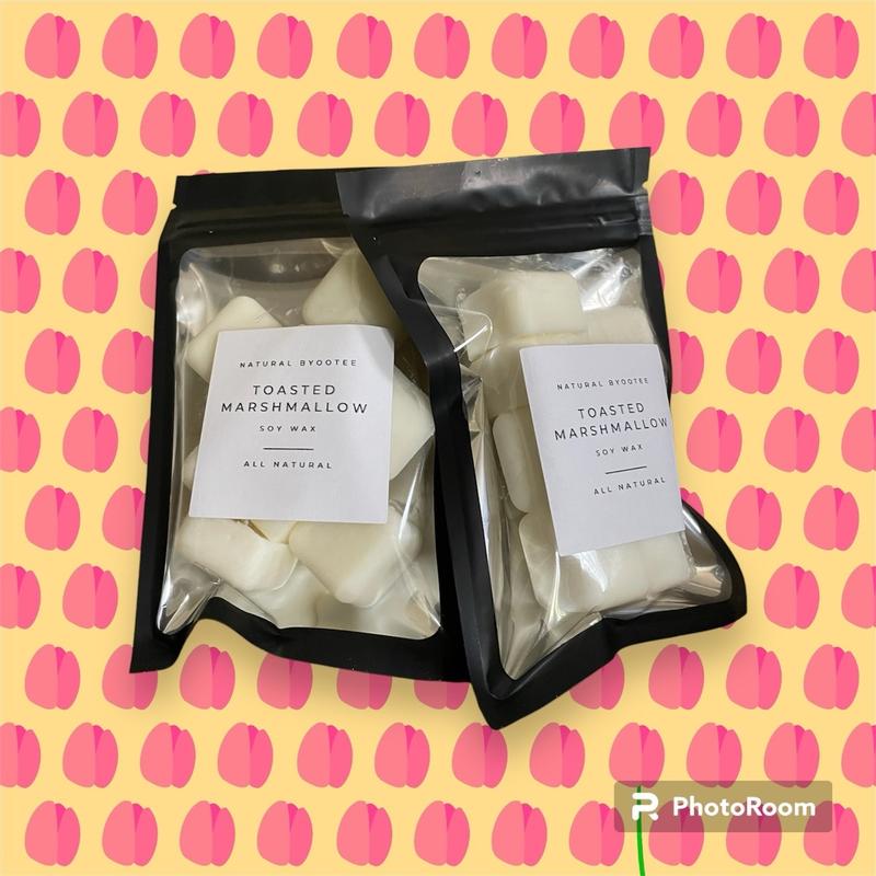 Toasted Marshmallow Soy Wax Melts Gift Freshener Scented  Decor Smokless holiday candle