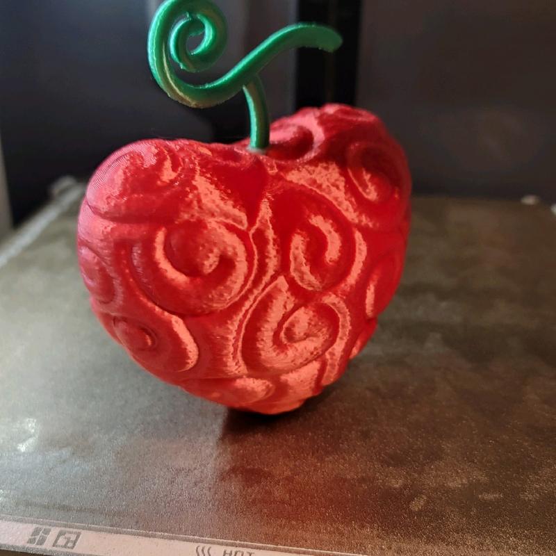 3d printed Devil Fruit decorations