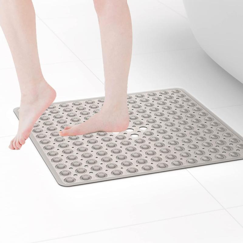 Non-slip Bath Mat, 1 Count Soft Bath Mat with Suction Cup, Comfortable & Anti-mold Bath Mat, Bathroom Accessories for Home Use