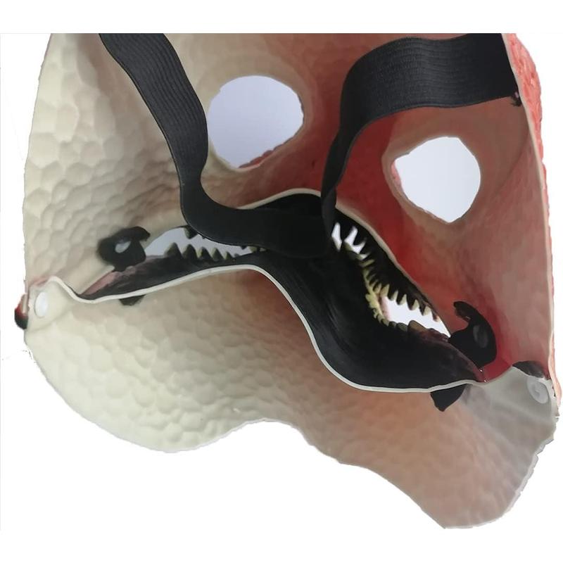 Halloween Dinosaur Mask Moving Jaw Latex Dino Mask with Lifelike  Latex Tyrannosaurus Rex Mask