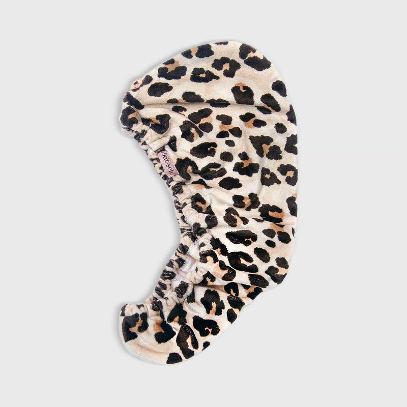 Microfiber Hair Towel - Leopard