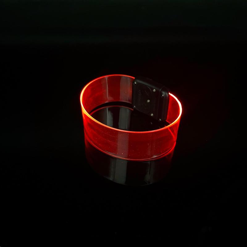 Battery Powered Glow Bracelet, LED Light Up Strap, Party Decoration Accessories For Festival, Festive & Party Supplies