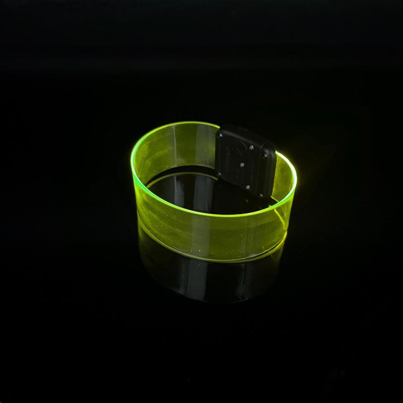 Battery Powered Glow Bracelet, LED Light Up Strap, Party Decoration Accessories For Festival, Festive & Party Supplies