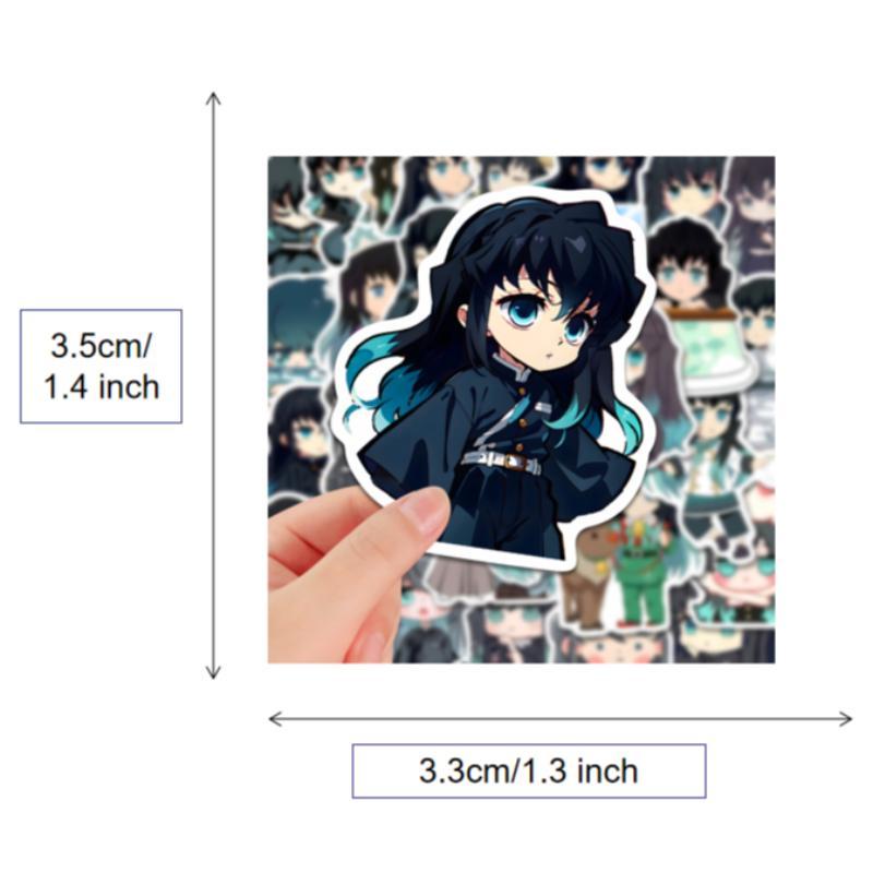 Anime Character Series Sticker, 54pcs pack Waterproof Self Adhesive Decor Paper, Decor Sticker for Gift Greeting Card Water Bottle Laptop Phone