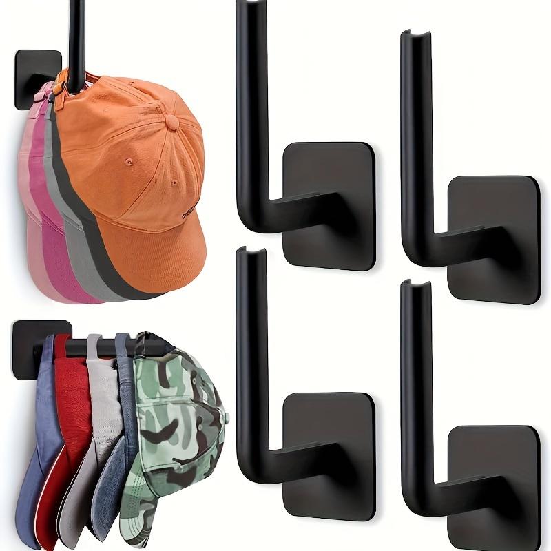 4 8pcs Ultra-Sticky Space-Saving Wall Hooks - No-Drill, Easy-Install, Multi-Purpose, Rust-Resistant, And Heavy-Duty For Hanging Keys, Hats, Towels, And More - Ideal For Entryways, Hallways, Bathrooms, Dorms, And Small Spaces