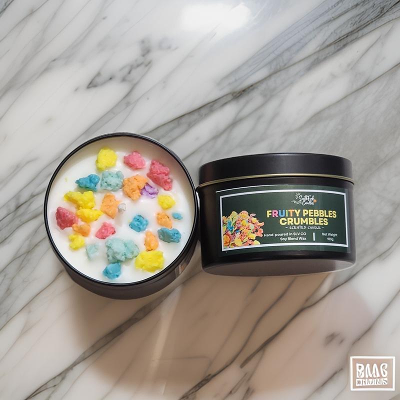 Fruity Pebbles Scented Candle with 180g of wax