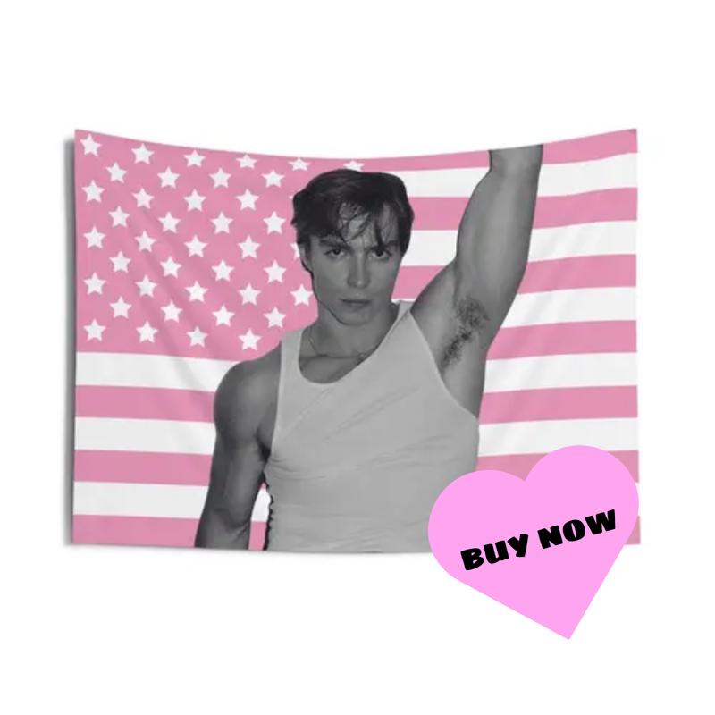 Tate Mcrae Pink America Flag, 3x5 feet Flag, Home Décor, Gifts for Fans