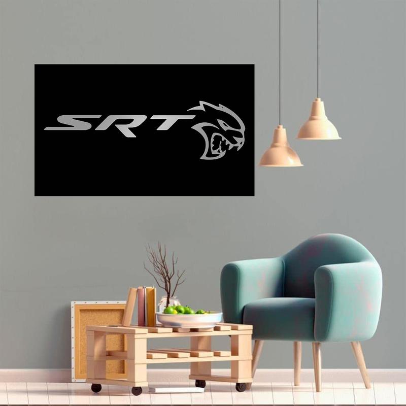 SRT 3x5ft Flag Banner Hellcat Garage Street Racing Car Man Cave  Tapestry Wall Decor