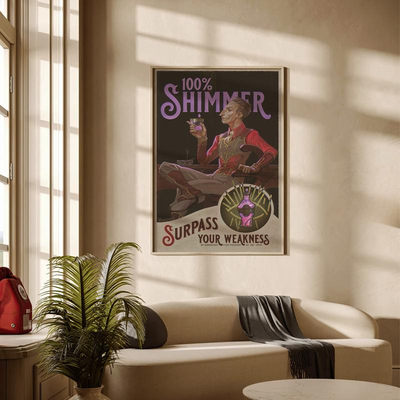 Silco Arcane Shimmer | Arcane Season 2 League Of Legend Poster | Vi & Powder | Jinx Poster | Zaun | Piltover | Arcane Poster