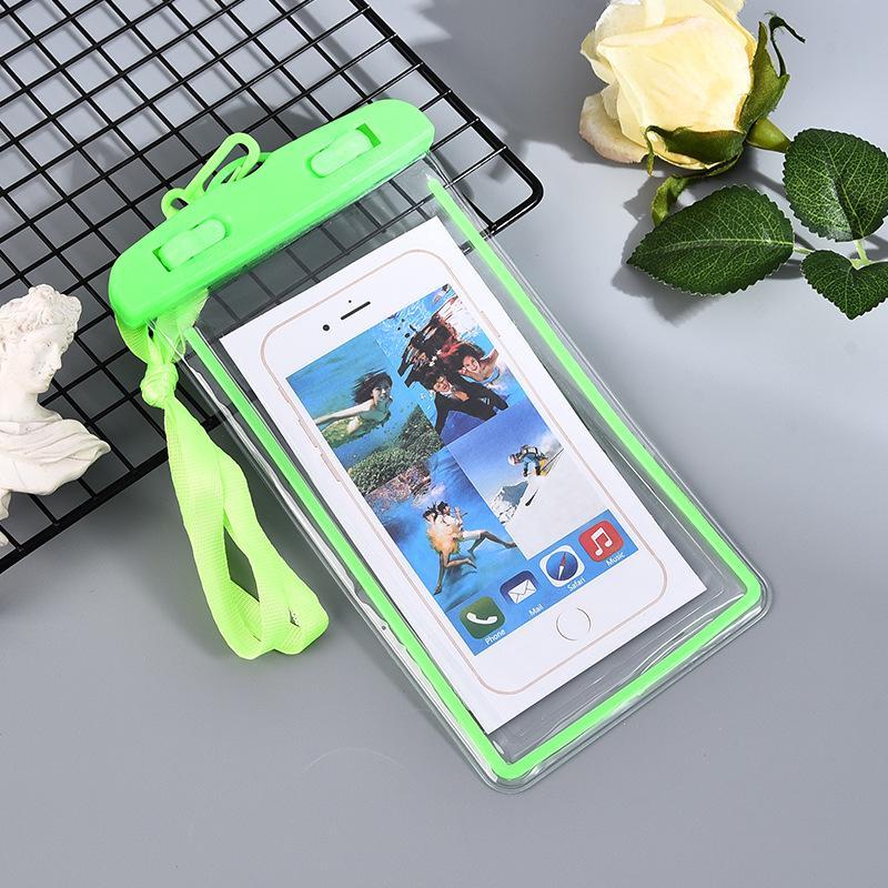 Waterproof Phone Bag, Clear PVC Air Bag Phone Cover, Cell Phone Storage Bag For Swimming, Pooltime, Watertoys, Beachtrip