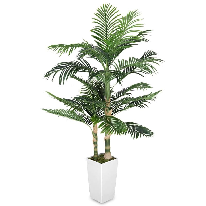 5FT Silk Island Golden Cane Palm Tree