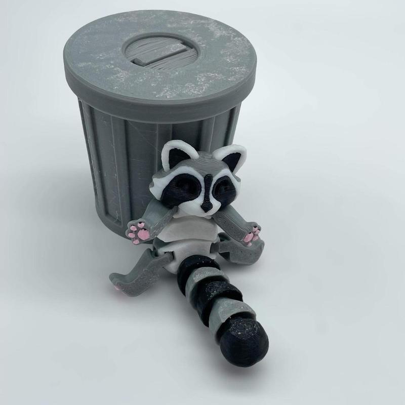 Raccoon Articulated Home Decor