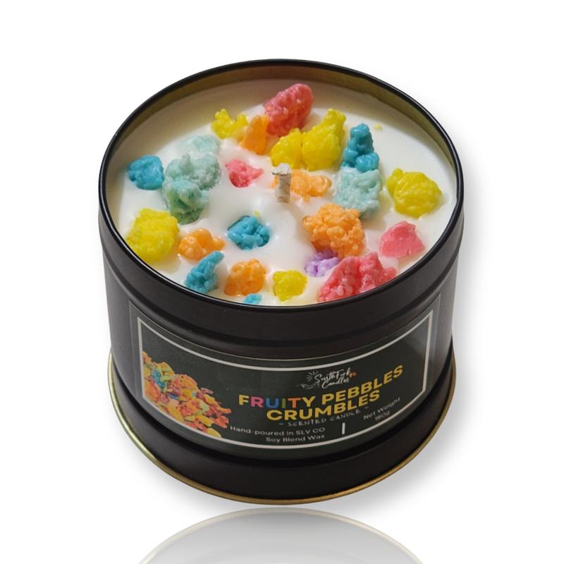 Fruity Pebbles Scented Candle with 180g of wax