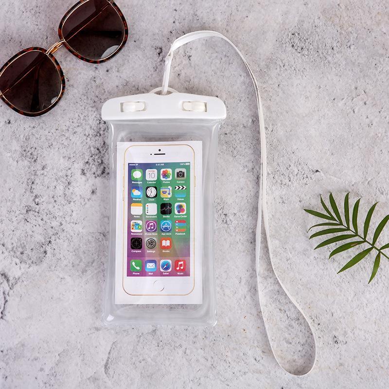 Waterproof Phone Bag, Clear PVC Air Bag Phone Cover, Cell Phone Storage Bag For Swimming, Pooltime, Watertoys, Beachtrip