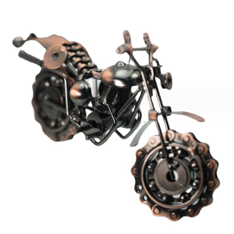 Motorcycle Design Ornament, Creative Iron Car Ornament, Desktop Decoration for Home Office, Gift for Friends