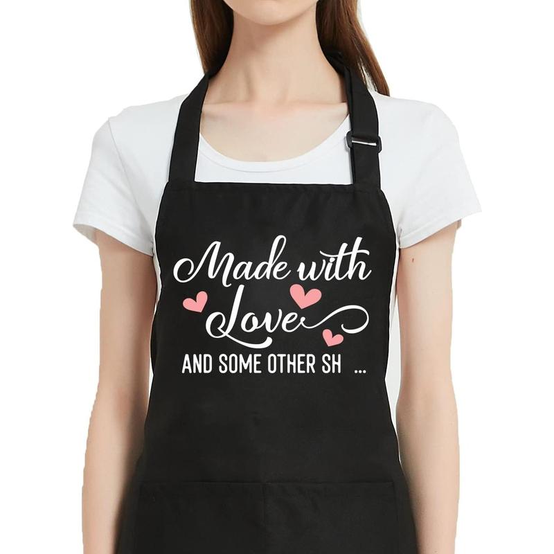 Cooking Gifts for Women, Funny Aprons for Women Cute with Pockets, Baking Chef Kitchen Apron Gifts for Bakers Mom Wife Birthday Mothers Day Christmas