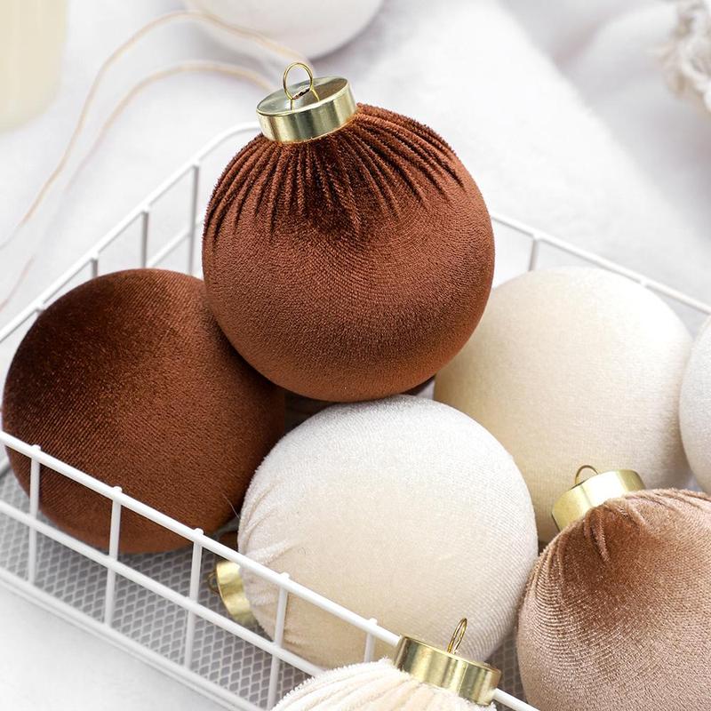 Christmas Ball Ornament, 12pcs box Mixed Color Ball Ornament, Festive & Party Supplies for Christmas Tree Home Dormitory Office