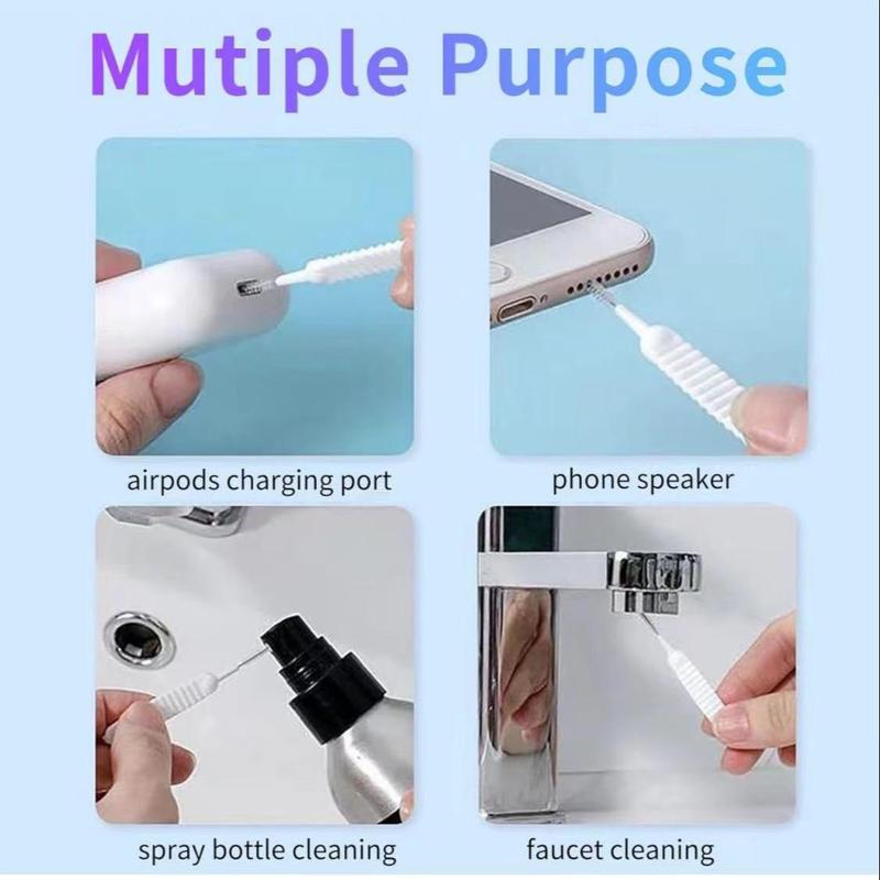 10pcs Mini Mobile Phone Cleaning Brush, Mobile Phone Charging Port Dust Plug For iPhone Port Cleaner Kit, Computer Keyboard Cleaner Tool Cleaner Brush