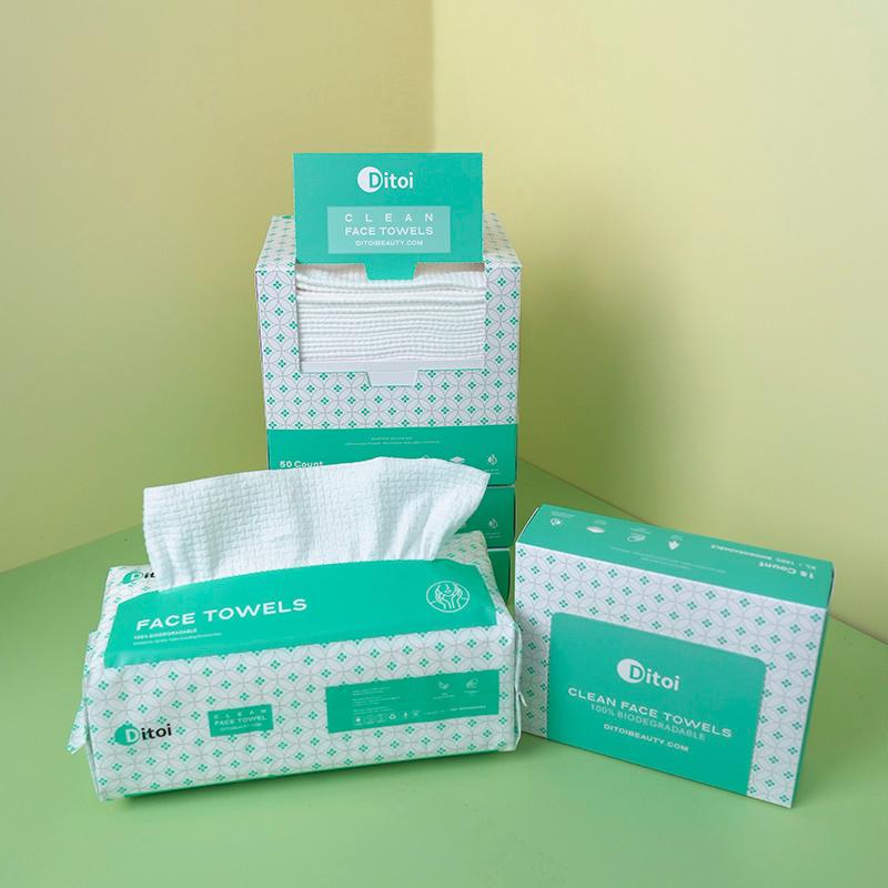 Ditoi Disposable Face Towels Super Soft and Thick Towelette Household