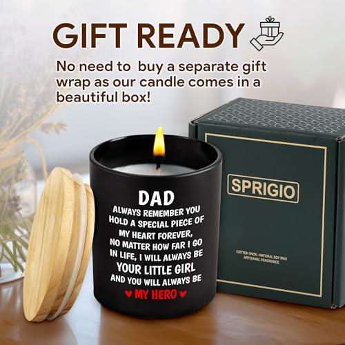 Gifts for Dad from Daughter Son, Funny Unique Father Gift for Father Day Birthday, Fathers Day Candle Gifts for Dad Step Dad (DAD Best Farter Ever)