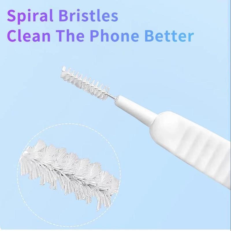 10pcs Mini Mobile Phone Cleaning Brush, Mobile Phone Charging Port Dust Plug For iPhone Port Cleaner Kit, Computer Keyboard Cleaner Tool Cleaner Brush