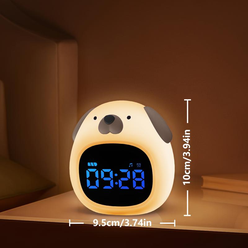 Alarm Clocks for Bedrooms with Night Light, 6 Sleep Sounds, OK to Wake Digital Clock, Heavy Sleepers with Snooze Function Alarm Clock Christmas gift