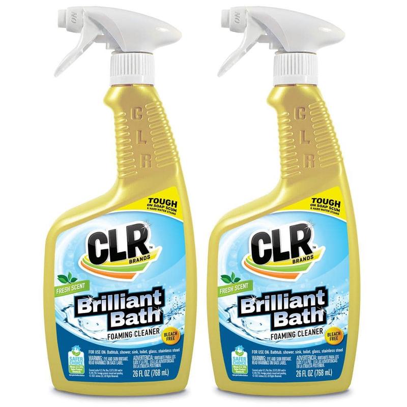 DA01 CLR 26 oz. Brilliant Bath Bathroom Cleaner 2 Pack Household