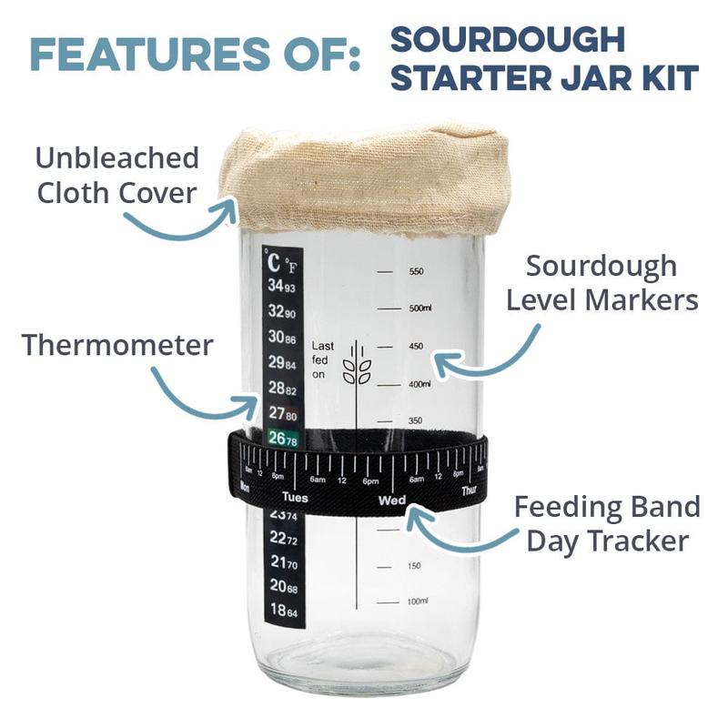 Sourdough Starter Jar Kit