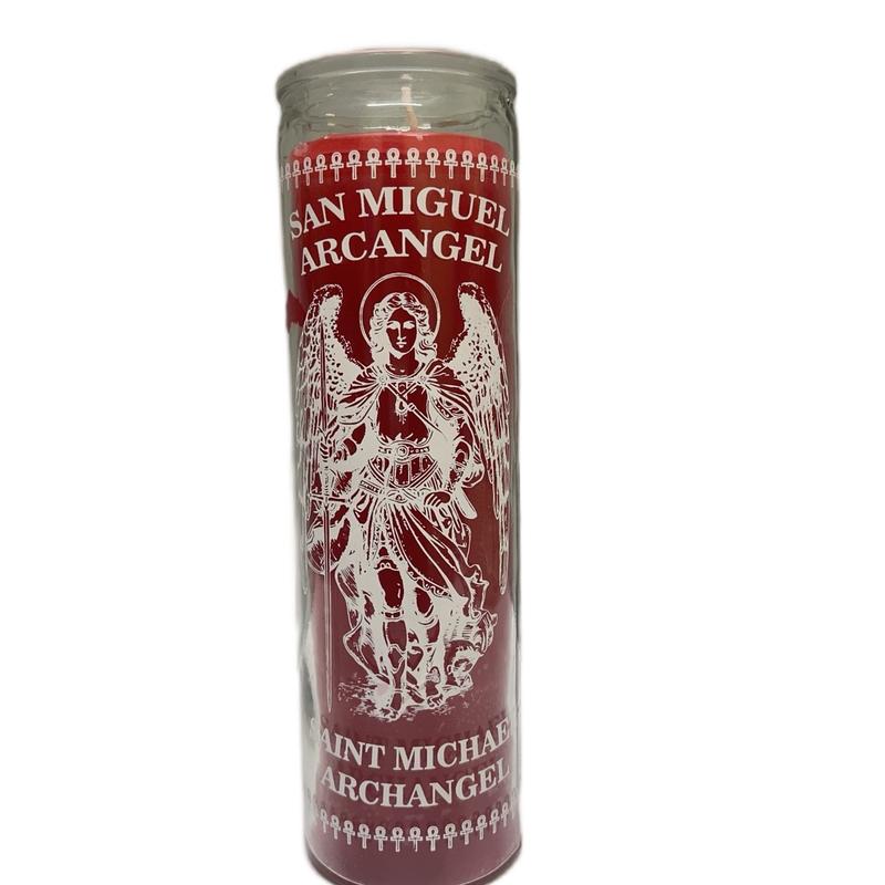 Saint Michael Archangel candle