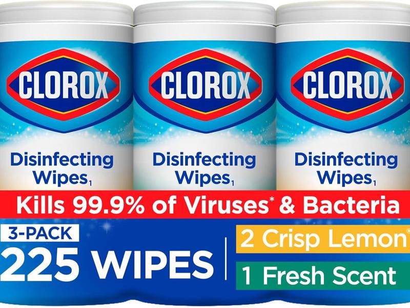 [Grab it Now] Disinfecting Wipes Value Pack, Household Essentials, 75 Count, Pack of 3 (Package May Vary)