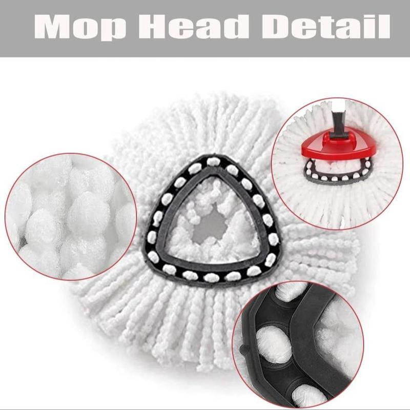 Mop Head Replacement for Ocedar 1 Tank, 2 Counts Spin Mop Head Replacement with 30-58