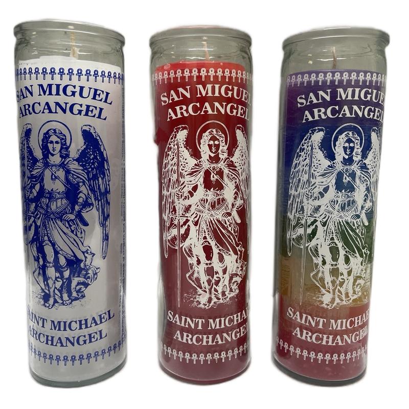 Saint Michael Archangel candle