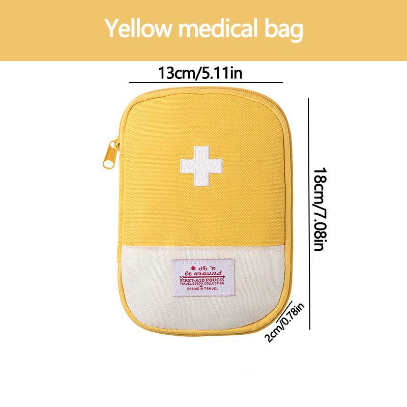 Portable Medicine Storage Bag, 1 Count Large Capacity Pill Storage Bag, Medicine Bag for Outdoor Camping Hiking, Travel Accessories