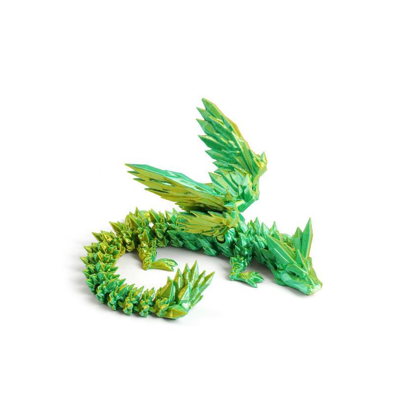 3D Printed Dragon Design Model Ornament, 1 Count Creative Collectible Model, Desktop Ornament for Home Office, Home Decoration Gift