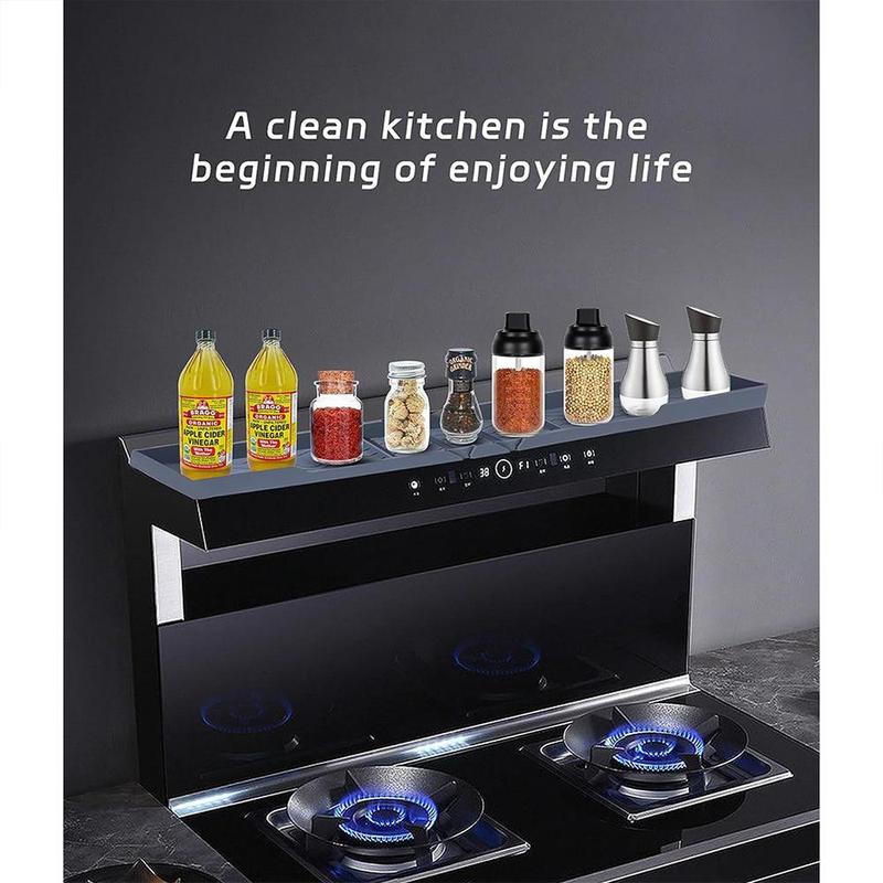 Magnetic Silicone Installation Stovetop Oven Storage Rack, Multifunctional Kitchen Stove Top Shelf, Easy to Clean, Stylish, and Convenient Kitchen Accessories